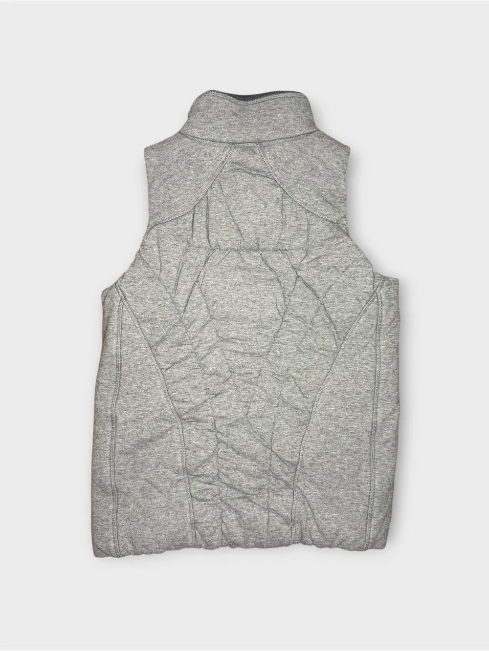 Ivivva By Lululemon Gray Quilted Vest